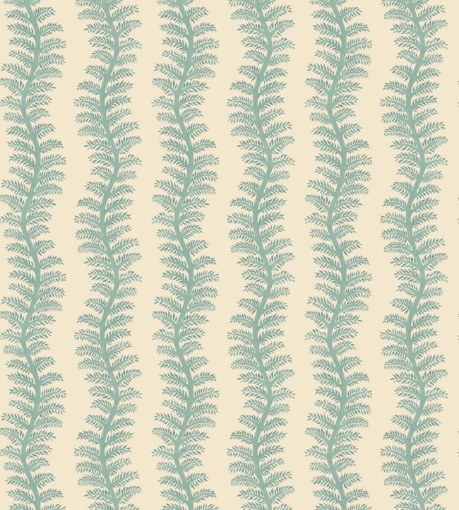 BW45154/7 Tetbury Stripe Teal Wallpaper by GP & J Baker