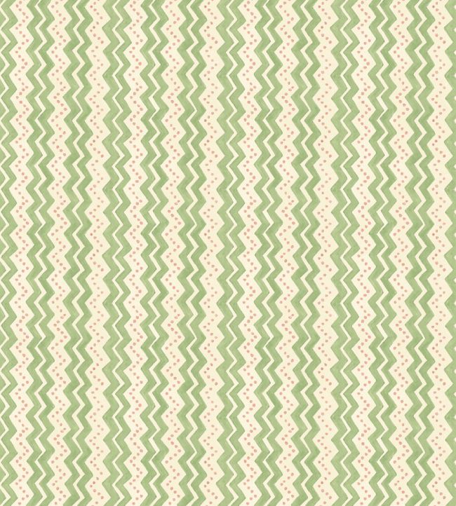 BW45155/5 Ziggy Green Wallpaper by GP & J Baker