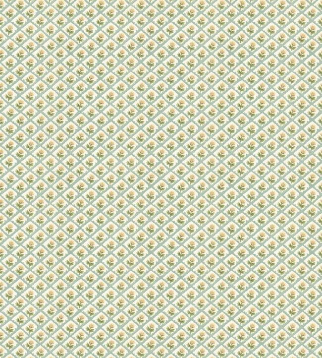 BW45156/2 Penny Aqua Wallpaper by GP & J Baker