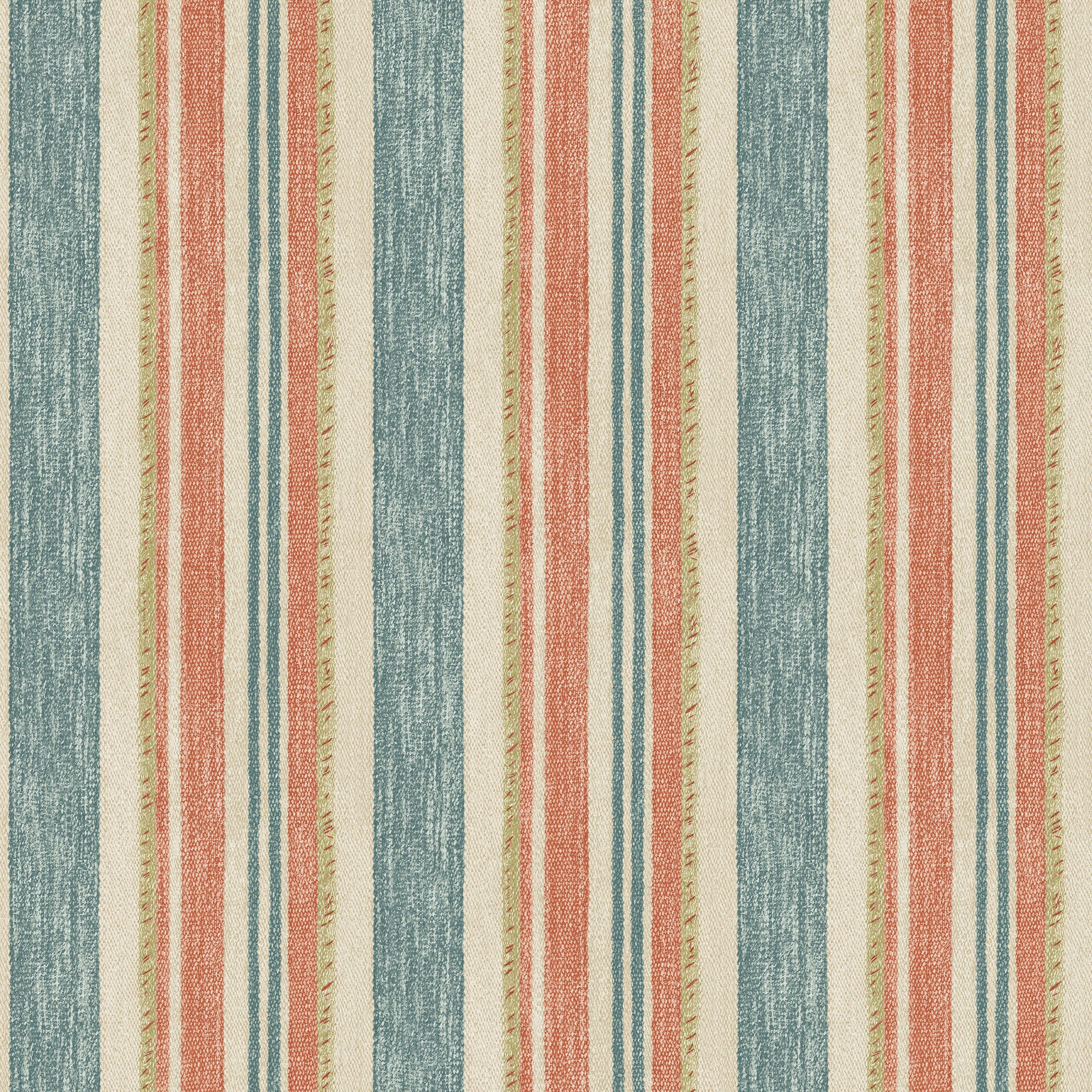 BW45161_7 Cloudline Teal/Spice Kit Kemp Wallpapers II Wallpaper by GP & J Baker