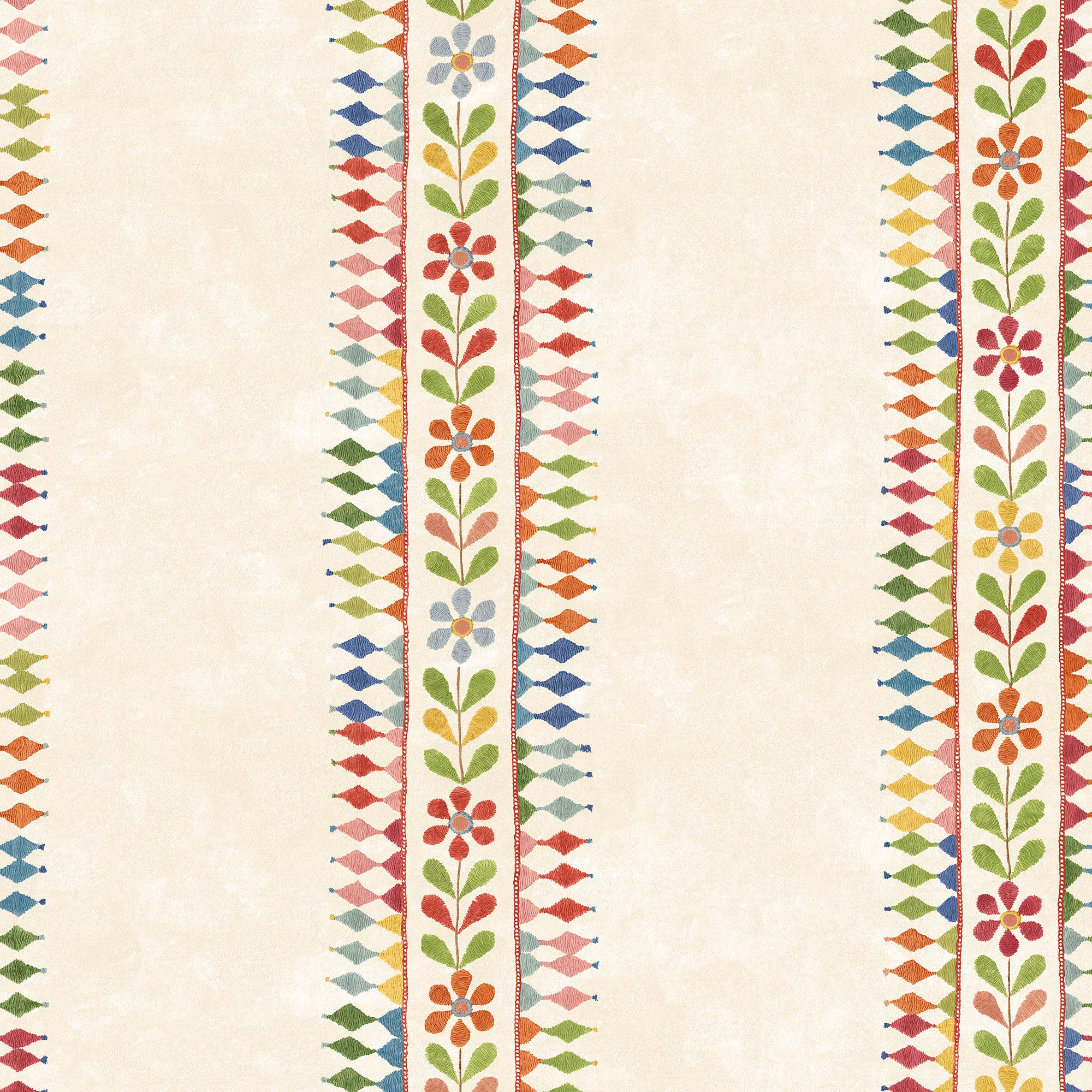 BW45162_1 Flower Pot Jewel Kit Kemp Wallpapers II Wallpaper by GP & J Baker
