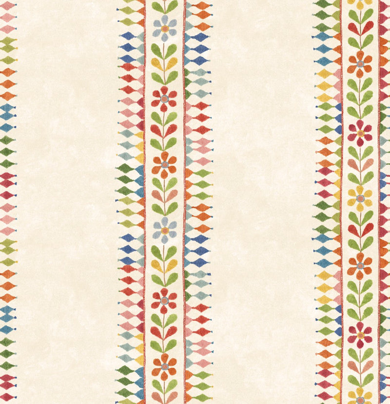 BW45162_1 Flower Pot Jewel Kit Kemp Wallpapers II Wallpaper by GP & J Baker