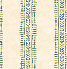 BW45162_2 Flower Pot Blue/Green Kit Kemp Wallpapers II Wallpaper by GP & J Baker