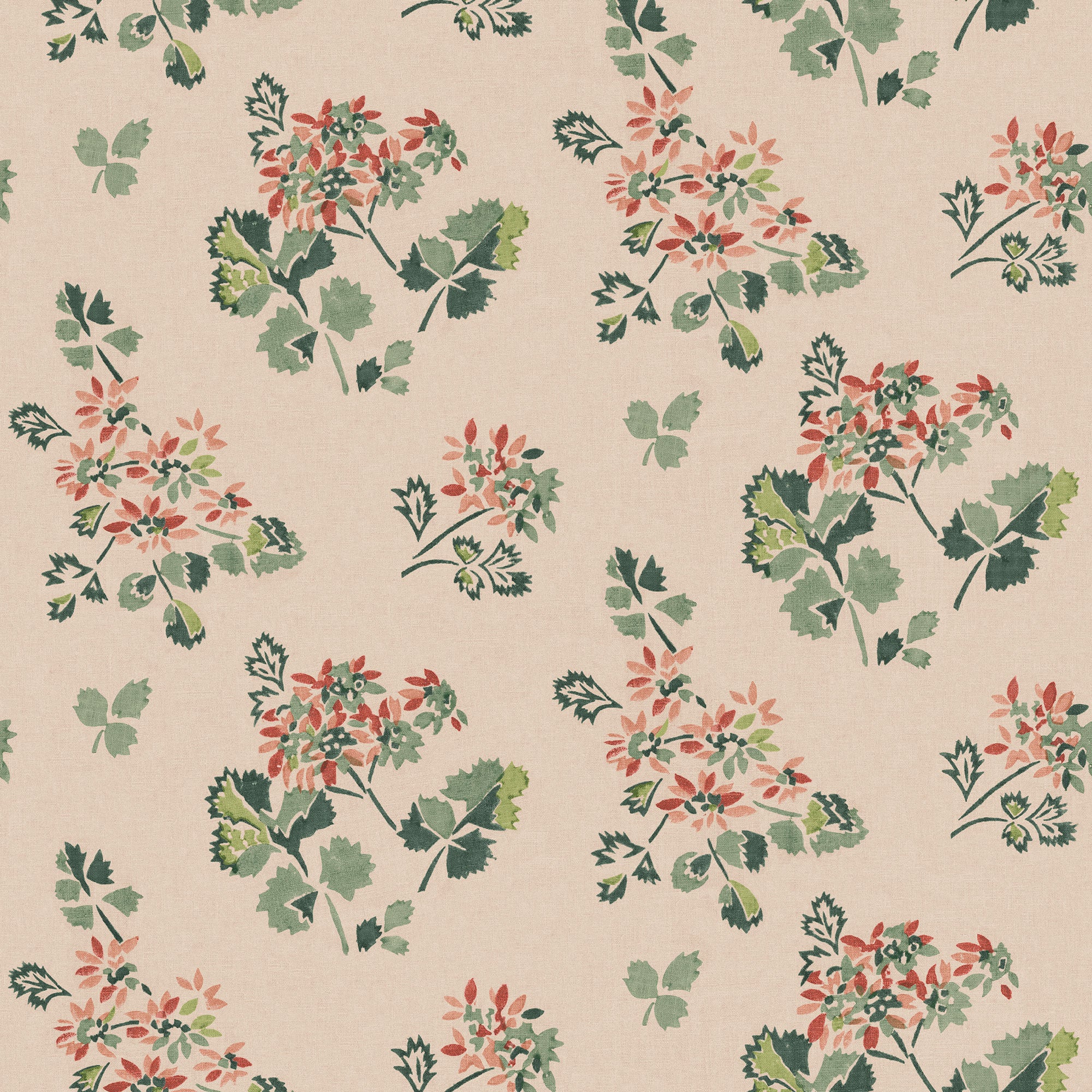 BW45163_1 Forest Flower Plaster Kit Kemp Wallpapers II Wallpaper by GP & J Baker