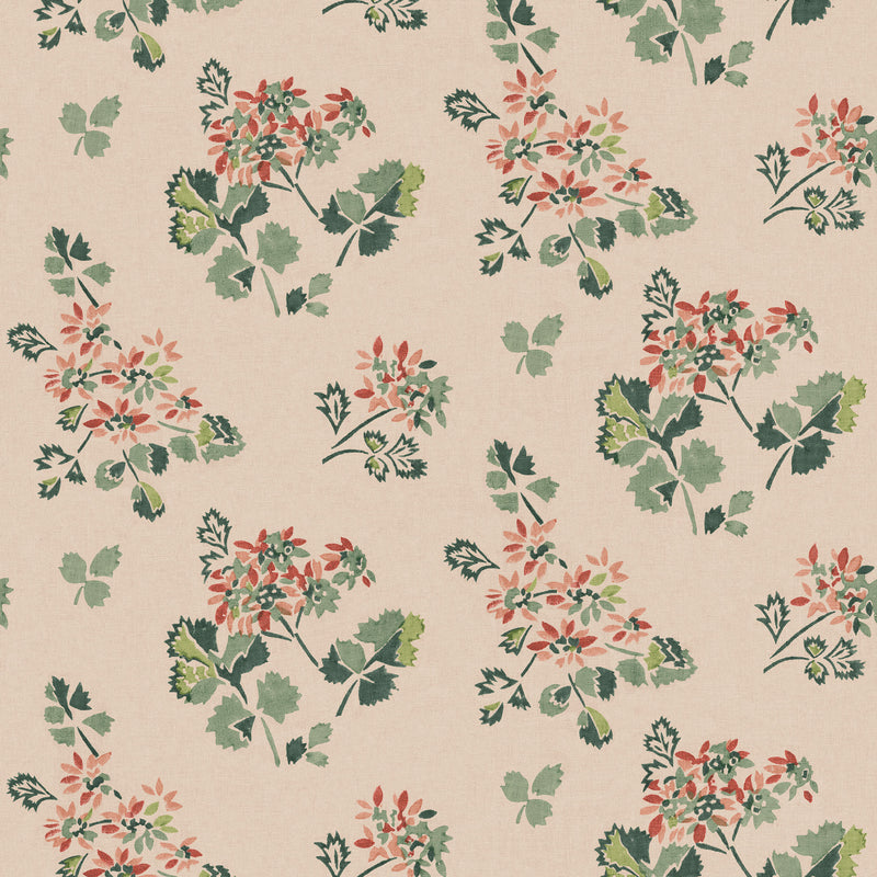 BW45163_1 Forest Flower Plaster Kit Kemp Wallpapers II Wallpaper by GP & J Baker