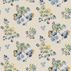 BW45163_2 Forest Flower Blue/Green Kit Kemp Wallpapers II Wallpaper by GP & J Baker