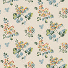 BW45163_3 Forest Flower Teal/Spice Kit Kemp Wallpapers II Wallpaper by GP & J Baker