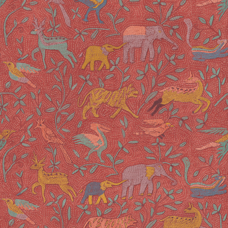 BW45166_4 Noah's Ark Spice Kit Kemp Wallpapers II Wallpaper by GP & J Baker