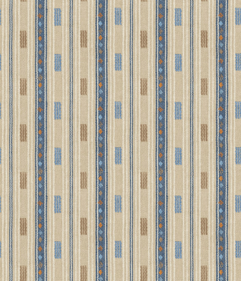 BW45167_2 Tradewind Indigo Kit Kemp Wallpapers II Wallpaper by GP & J Baker