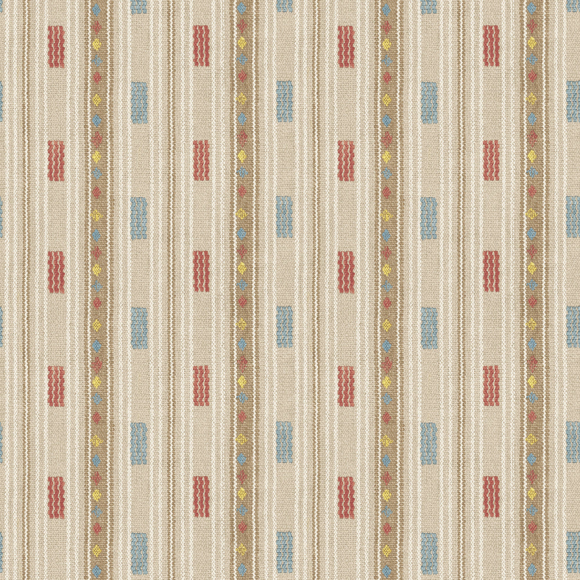 BW45167_3 Tradewind Red/Blue Kit Kemp Wallpapers II Wallpaper by GP & J Baker
