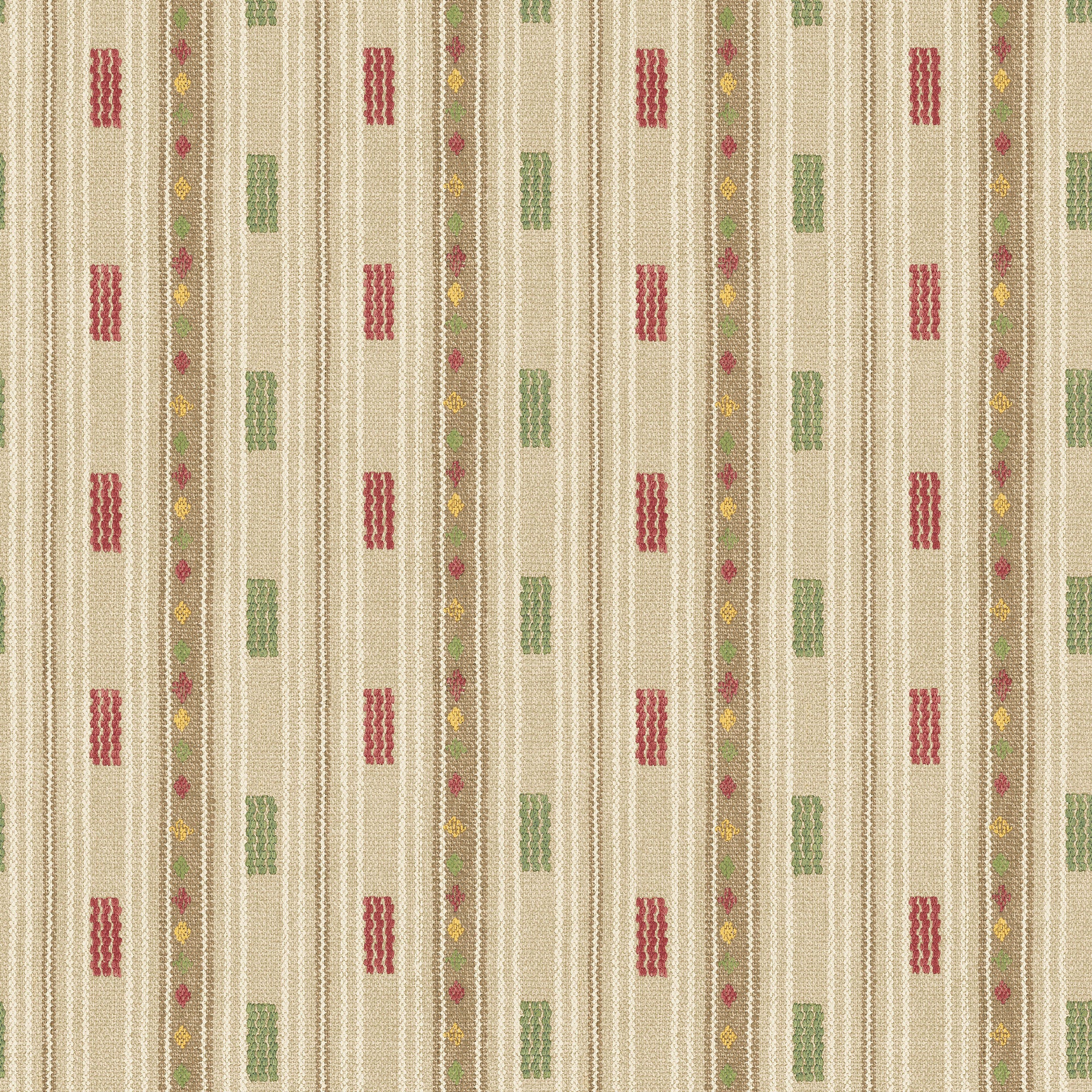 BW45167_4 Tradewind Red/Green Kit Kemp Wallpapers II Wallpaper by GP & J Baker