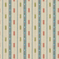 Tradewind Teal/Spice Kit Kemp Wallpapers II Wallpaper by GP & J Baker
