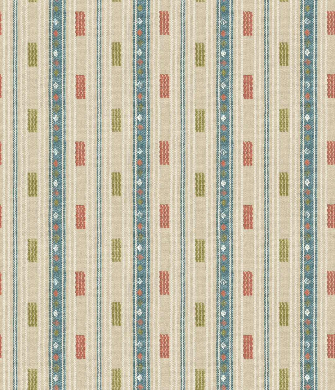 BW45167_5 Tradewind Teal/Spice Kit Kemp Wallpapers II Wallpaper by GP & J Baker