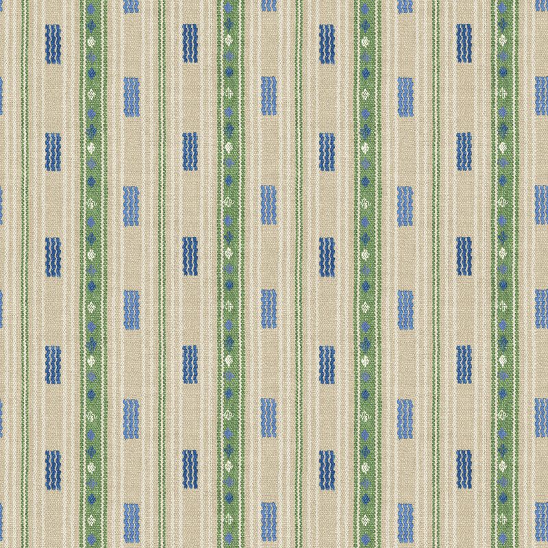 BW45167_6 Tradewind Blue/Green Kit Kemp Wallpapers II Wallpaper by GP & J Baker