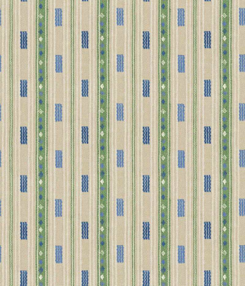 BW45167_6 Tradewind Blue/Green Kit Kemp Wallpapers II Wallpaper by GP & J Baker