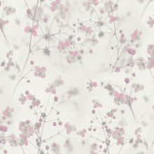 BW51035 Delicate Buttercup Motif Blooming Wild White, Pink and Grey Wallpaper By Galerie