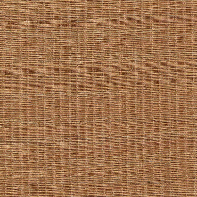 Antika Sisal Orange Daisy Bennett Wallpaper by Galerie