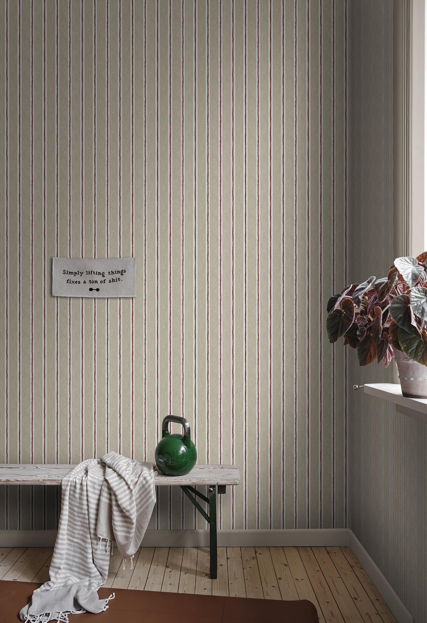 S10654 Beige Albin Familjen Mural by Sandberg