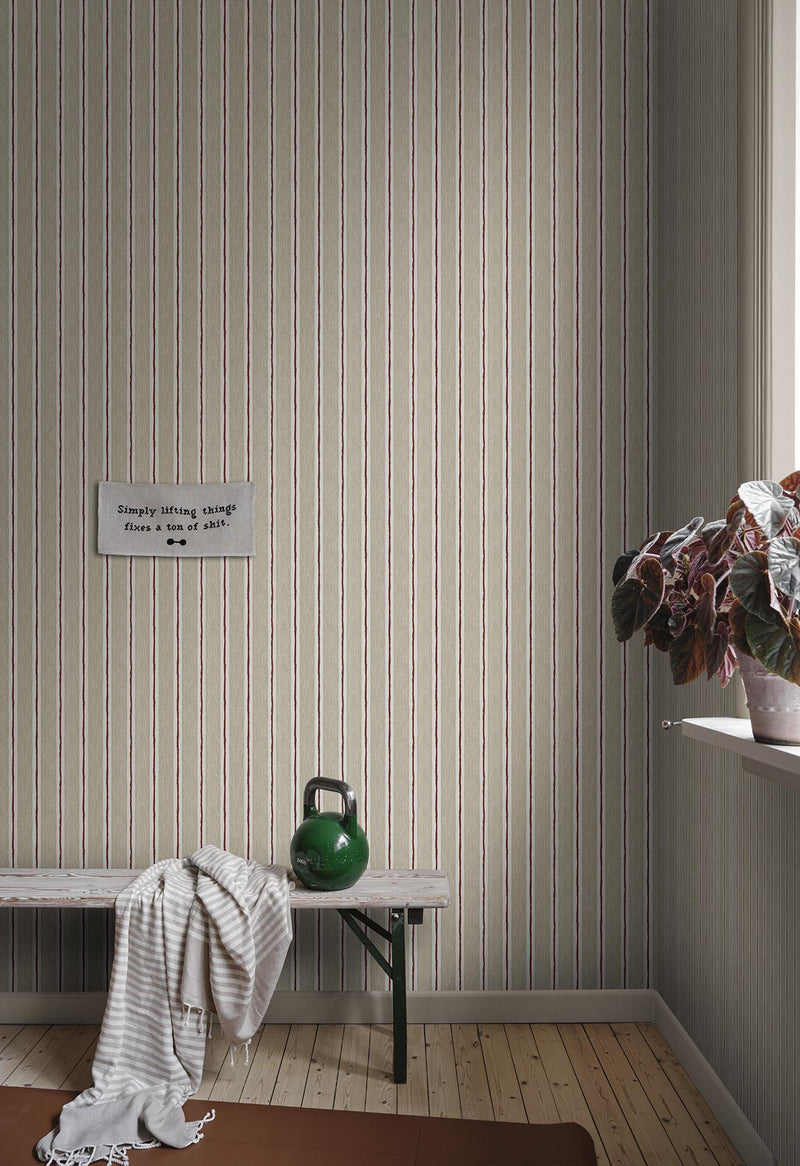 S10654 Beige Albin Familjen Mural by Sandberg