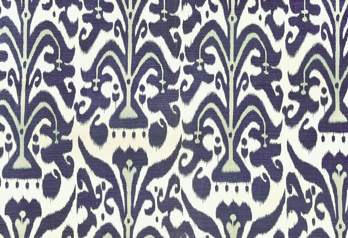 Belfour Indigo fabric by Christopher Farr Cloth