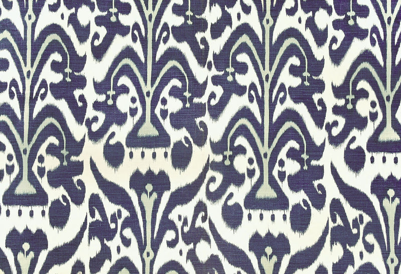 Belfour Indigo fabric by Christopher Farr Cloth