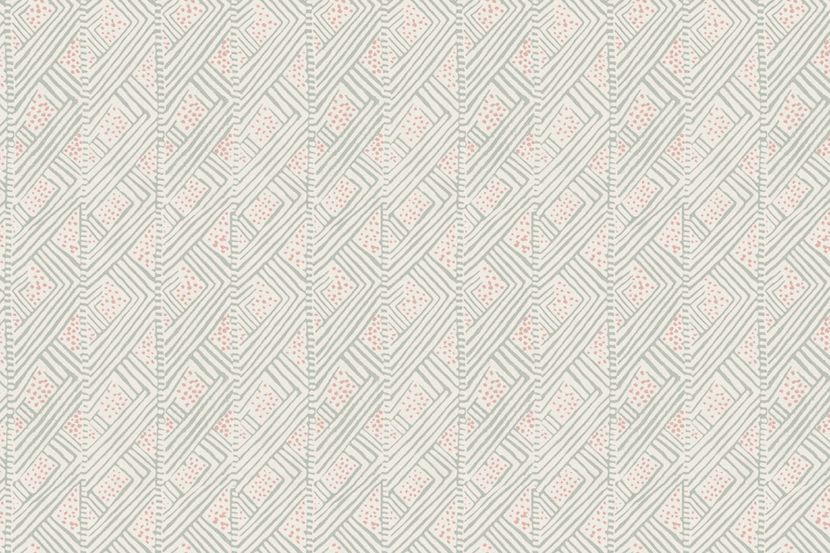 Belge Raffia Fennel Wallpaper by Christopher Farr Cloth