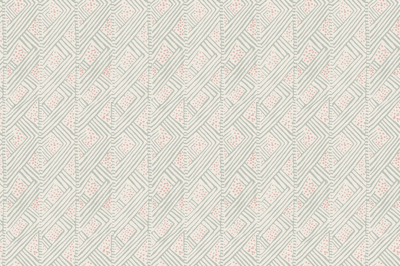 Belge Raffia Fennel Wallpaper by Christopher Farr Cloth