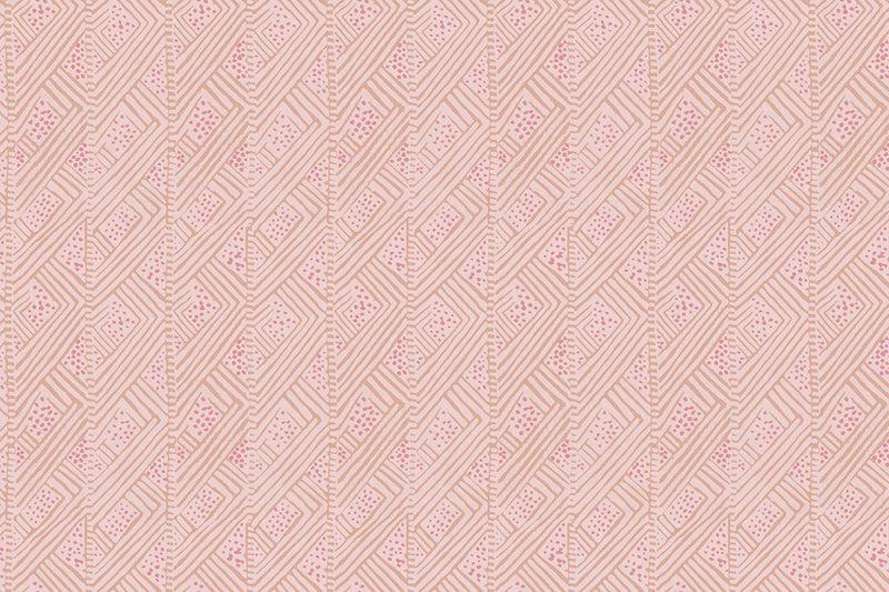 Belge Raffia Rose Wallpaper by Christopher Farr Cloth