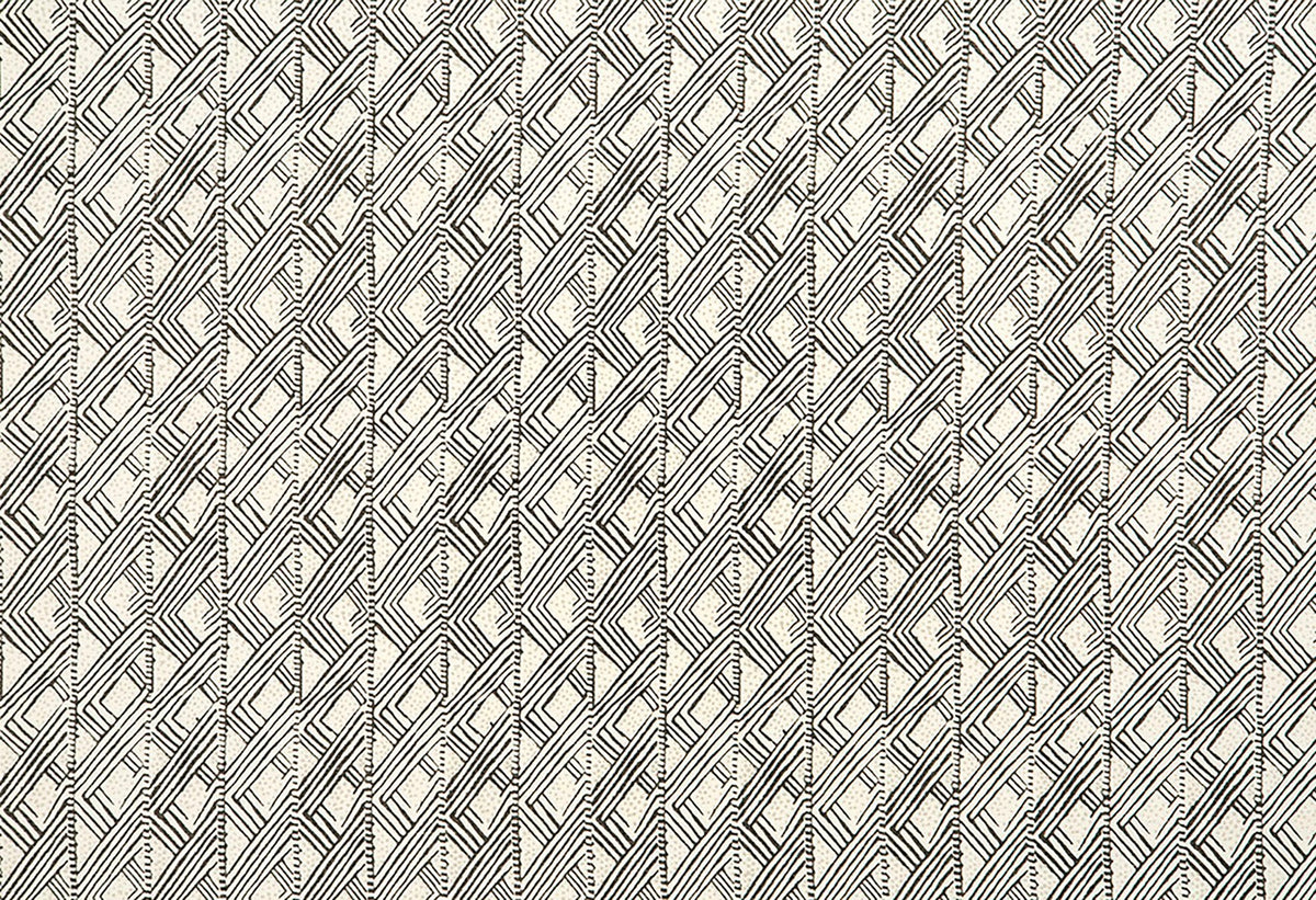 Belge Charcoal fabric by Christopher Farr Cloth