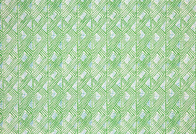 Belge Green fabric by Christopher Farr Cloth