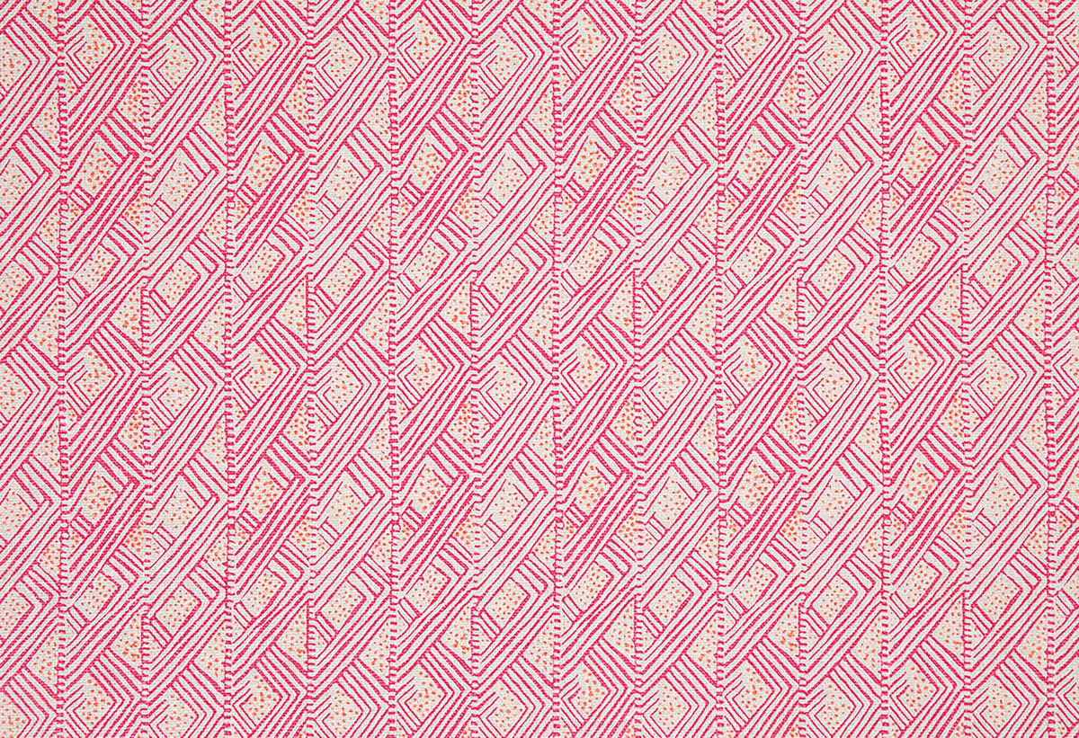Belge Hot Pink fabric by Christopher Farr Cloth