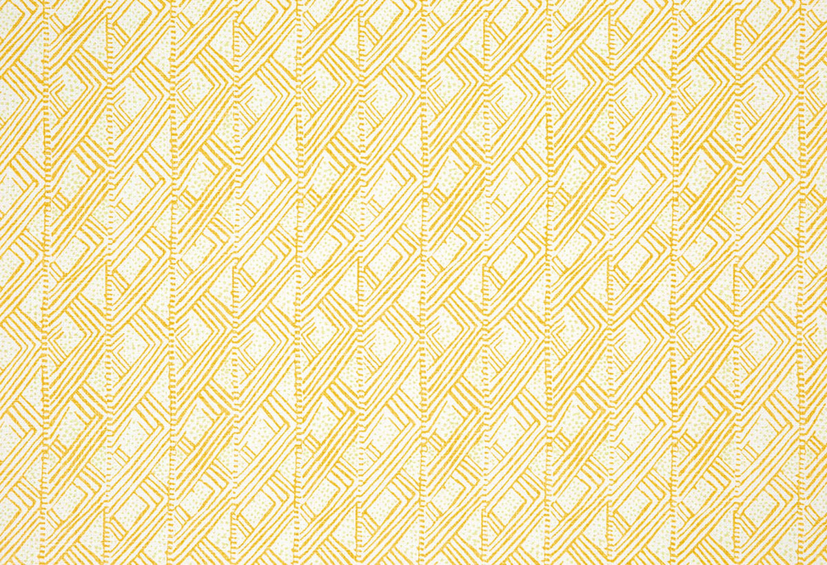 Belge Lemon fabric by Christopher Farr Cloth