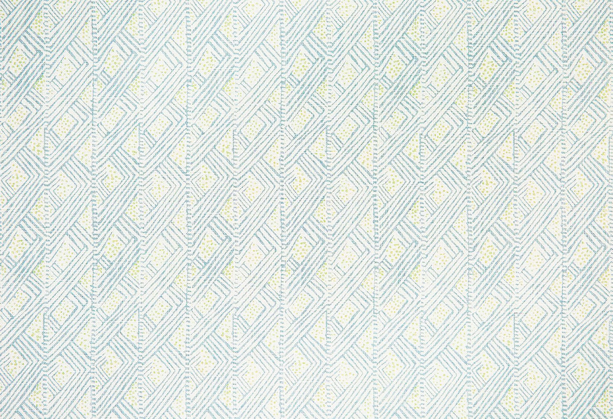 Belge Pale Blue fabric by Christopher Farr Cloth