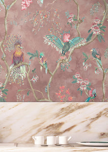 BMWL005/01C Birds in Paradise Wild Life Wallpaper by Brand McKenzie