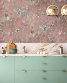BMWL005/01C Birds in Paradise Wild Life Wallpaper by Brand McKenzie
