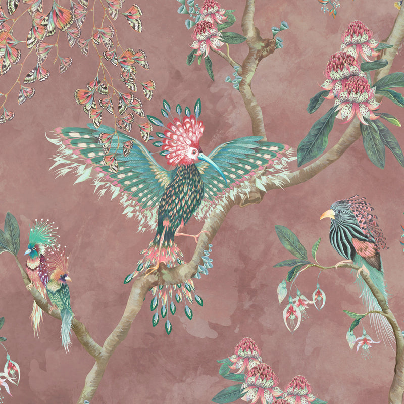 BMWL005/01C Birds in Paradise Wild Life Wallpaper by Brand McKenzie