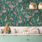BMWL005/01E Birds in Paradise Wild Life Wallpaper by Brand McKenzie