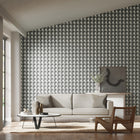112943 Blocks Colour 3 Black Earth Wallpaper by Harlequin