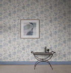 S10649 Blue Adele Familjen Wallpaper by Sandberg