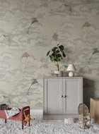 S10644 Blue Bonnie and Kites Familjen Mural by Sandberg
