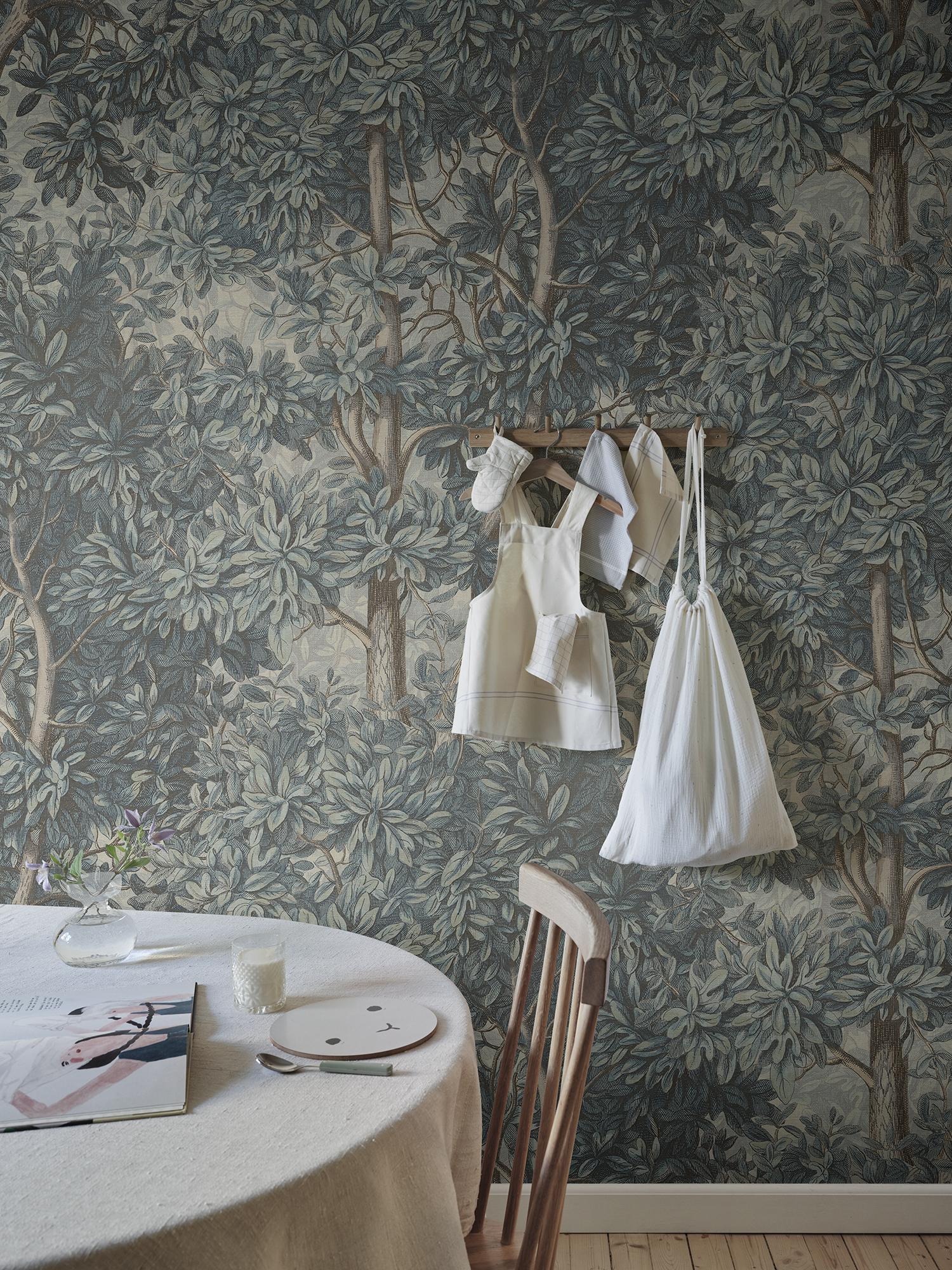 S10714 Blue Charles Familjen Mural by Sandberg