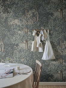 S10714 Blue Charles Familjen Mural by Sandberg