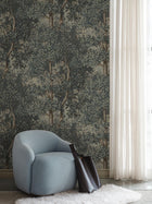 S10714 Blue Charles Familjen Mural by Sandberg