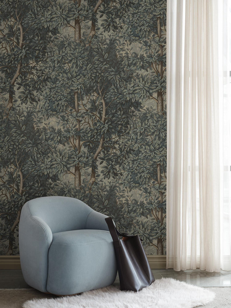 S10714 Blue Charles Familjen Mural by Sandberg