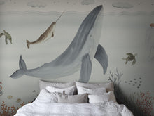 S10759 Blue Sally Familjen Mural by Sandberg