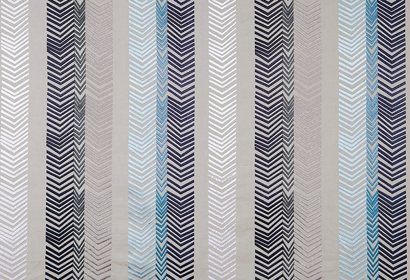 Bookend Navy fabric by Christopher Farr Cloth