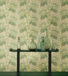 Original Brantwood Green Wallpaper By GP & J Baker