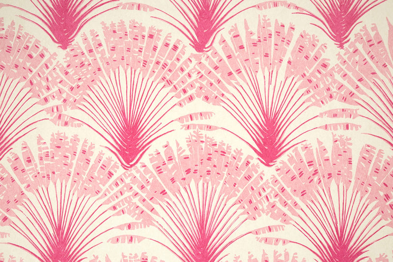 Brisa Fuchsia Wallpaper by Christopher Farr Cloth
