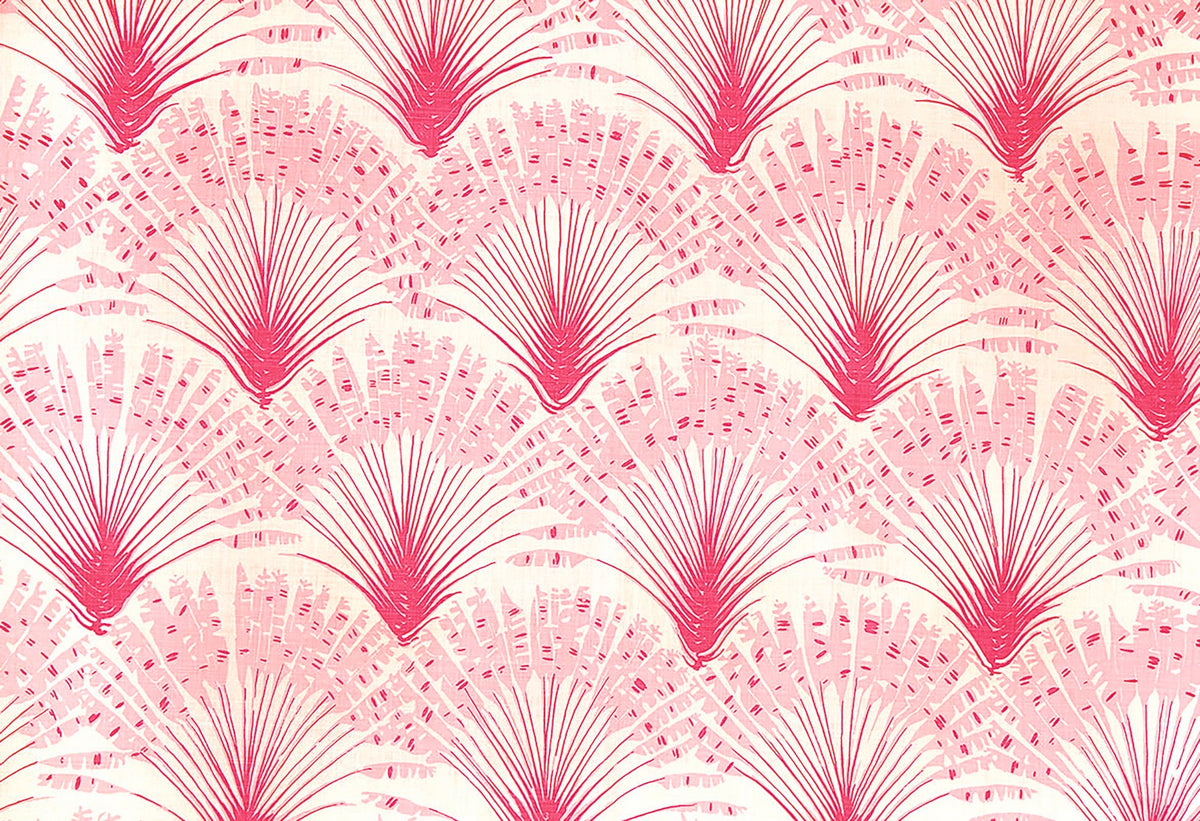 Brisa Hot Pink fabric by Christopher Farr Cloth