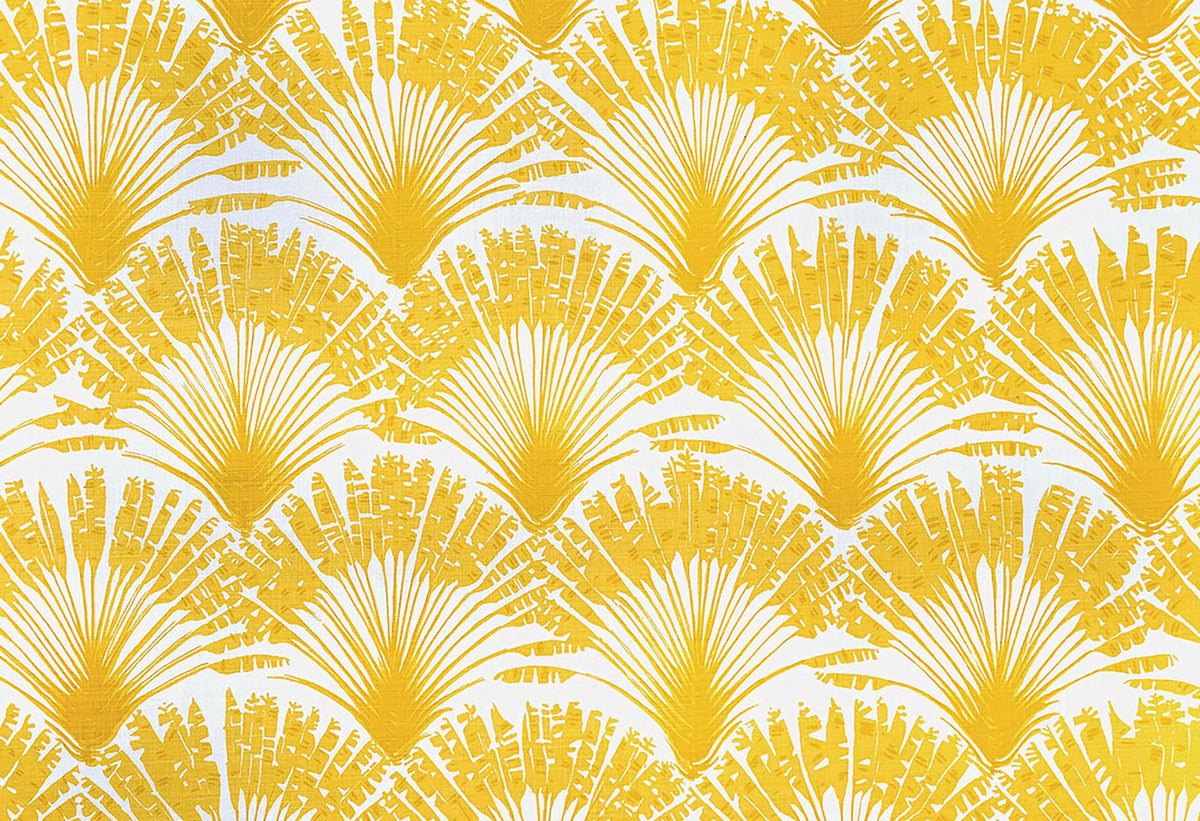 Brisa Lemon fabric by Christopher Farr Cloth